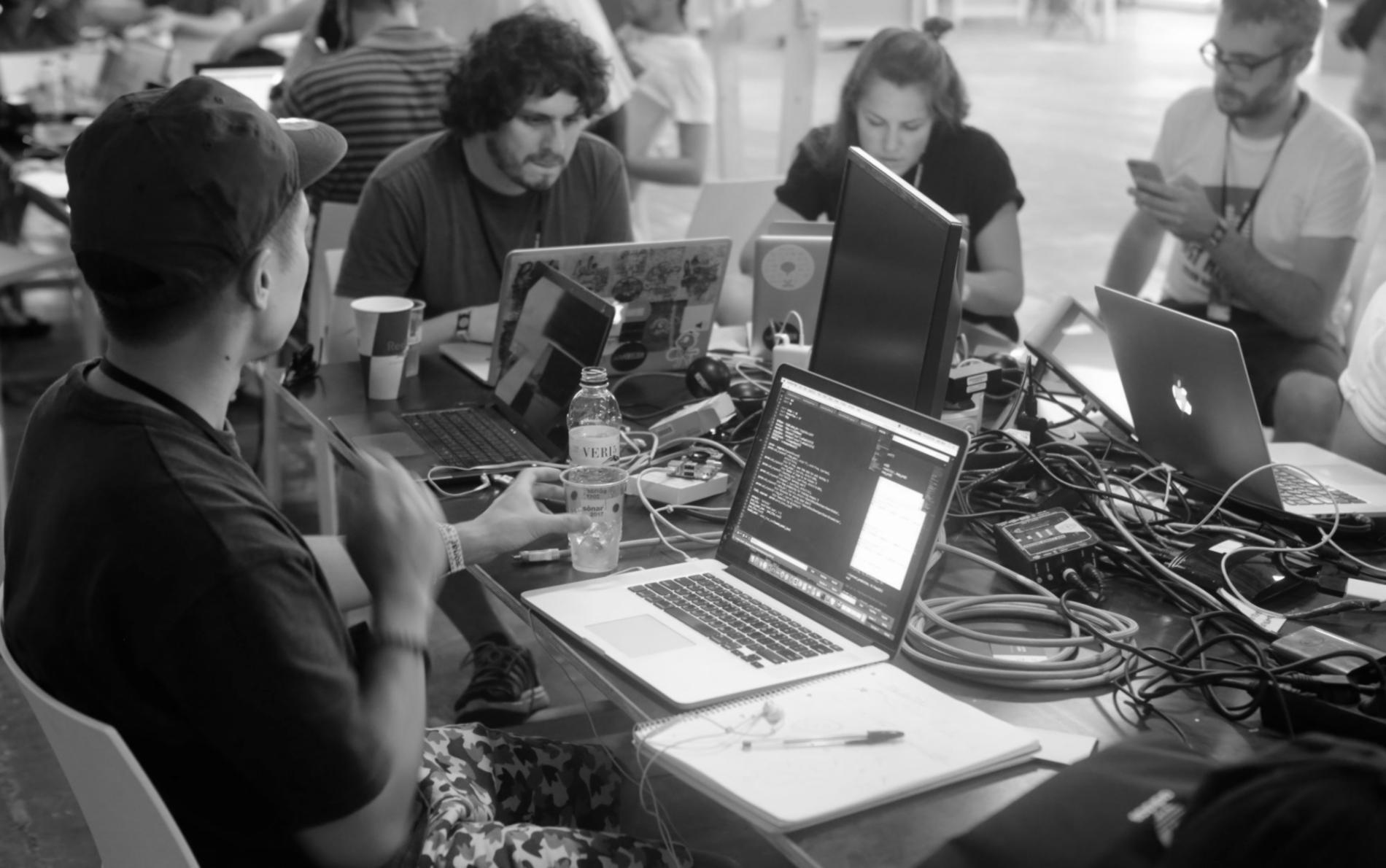 Financial analysis workspace with charts and data visualization tools